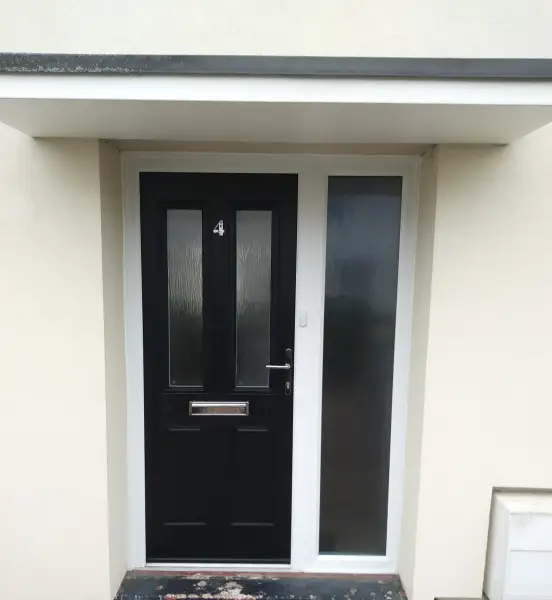 Composite door with uPVC side panel.: Swipe To View More Images