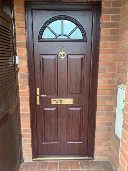Composite door in Rosewood.: Swipe To View More Images