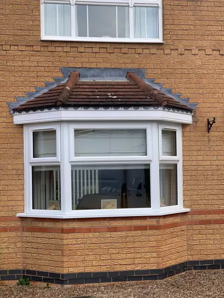 Bay window in white.: Swipe To View More Images