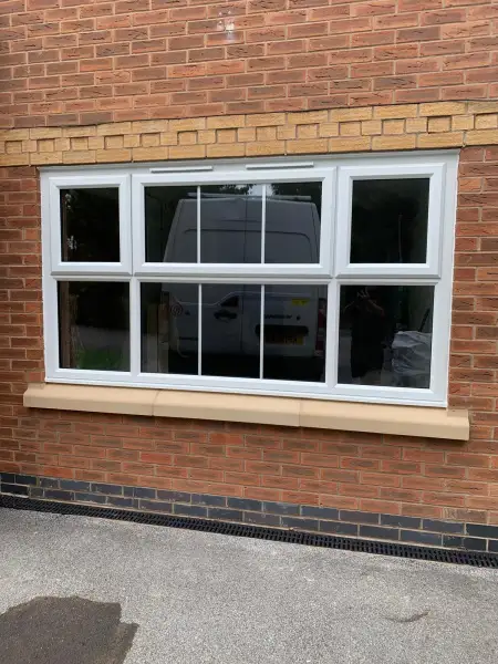 White window with Georgian bar.: Swipe To View More Images