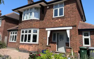Photo of Agate Grey flush sash