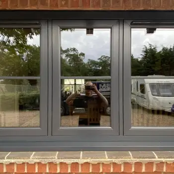 Anthracite Grey flush sash windows: Click Here To View Larger Image