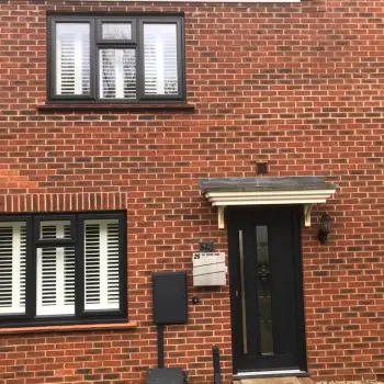 Anthracite Grey windows & composite door installed by us.: Click Here To View Larger Image