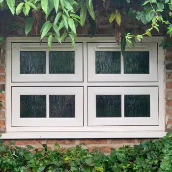Flush sash cream foil windows: Click Here To View Larger Image