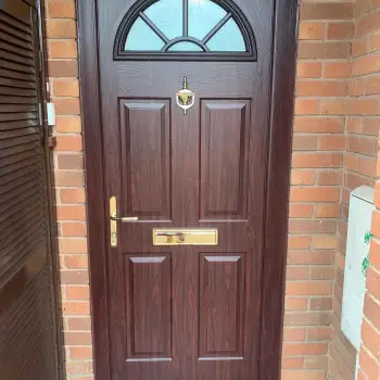 Composite door in Rosewood.: Click Here To View Larger Image