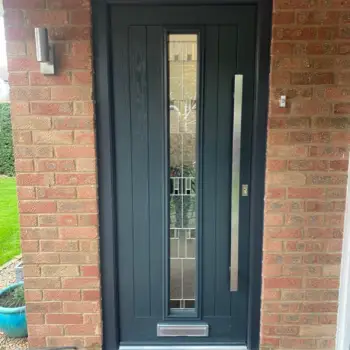 Anthracite Grey composite door.: Click Here To View Larger Image