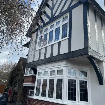 Flush sash white windows&period;: Click Here To View Larger Image